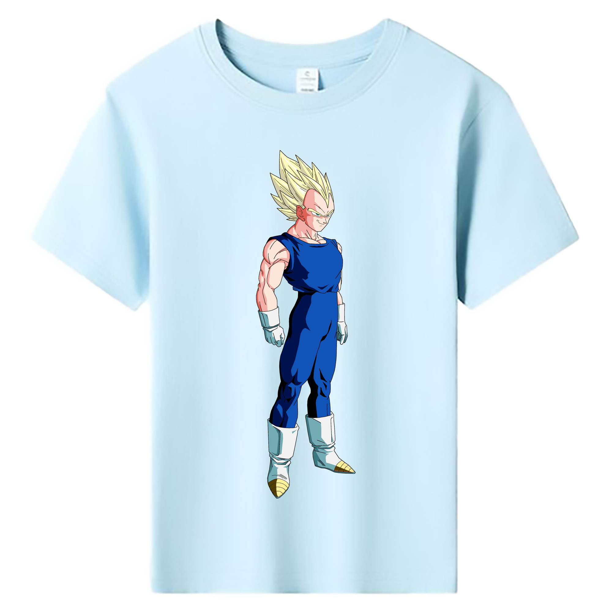 （画像用） ドラゴンボール ベジータ四世（Bejīta Yonsei）DRAGON BALL Vegeta IV 綿100％キッズTシャツ（フロントプリント）